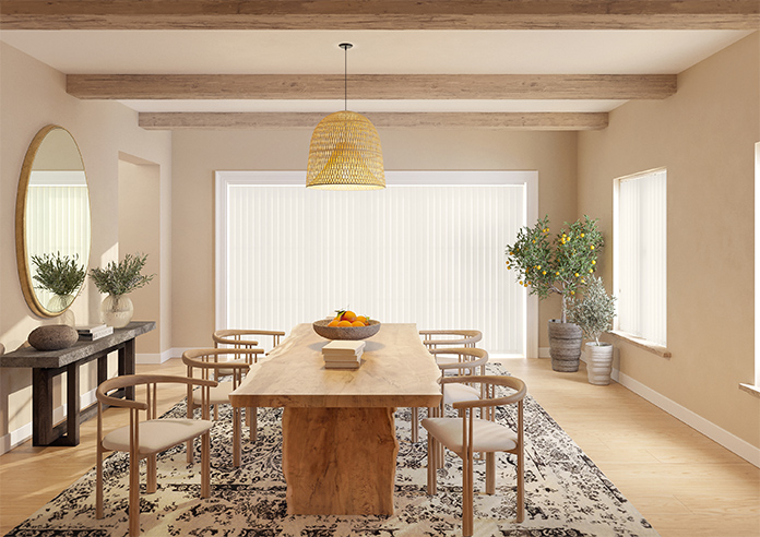 Trinity (Blackout), Off White - Vertical Blind - Image 9